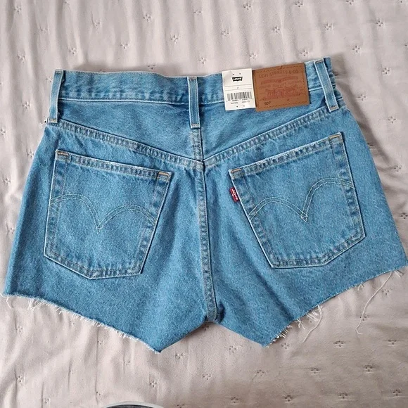 Levi's 501 Ojai Light Stone High Rise Shorts NWT Sz 27 - Picture 5 of 15